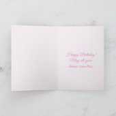 Carte Fêtez-Vous Un Joyeux Hommage D'Anniversaire ! (Intérieur)