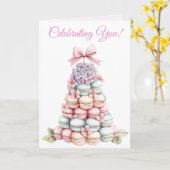 Carte Fêtez-Vous Un Joyeux Hommage D'Anniversaire ! (Fleur jaune)