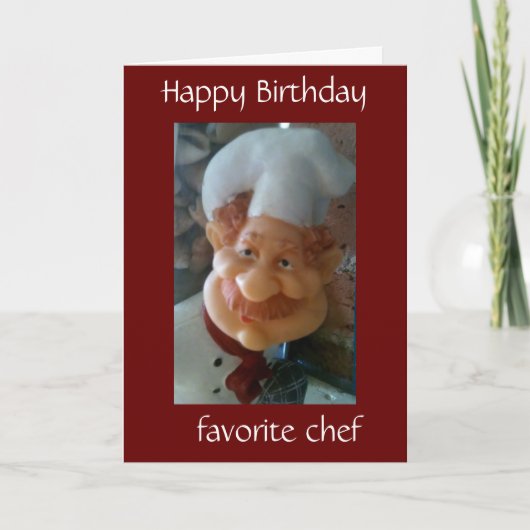 CARTE FÊTONS L'ANNIVERSAIRE DU CHEF ENSEMBLE (Devant)