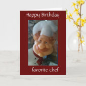 CARTE FÊTONS L'ANNIVERSAIRE DU CHEF ENSEMBLE (Fleur jaune)