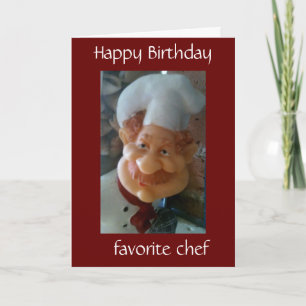 CARTE FÊTONS L'ANNIVERSAIRE DU CHEF ENSEMBLE