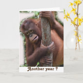 Carte Fêtons un autre anniversaire (Fleur jaune)