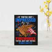 Carte Feu d'artifice de la fête de l'Indépendance (Fleur jaune)