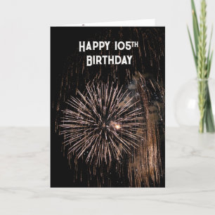 Carte Feu d'artifice du 105e anniversaire