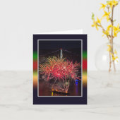 Carte Feu d'artifice du 4 juillet (Fleur jaune)