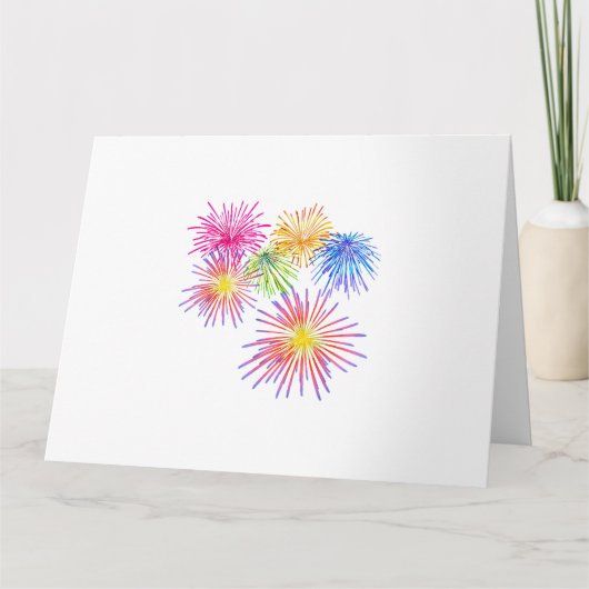 Carte Feu d'artifice Fête de la Grande Partie Rackers (Devant)