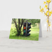 Carte Feu de signalisation (Fleur jaune)