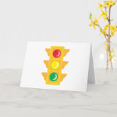 Carte Feu de trafic (Fleur jaune)