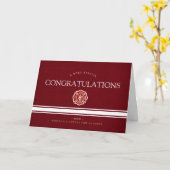 Carte Feu Secourt Academy Custom Red Congrats (Fleur jaune)