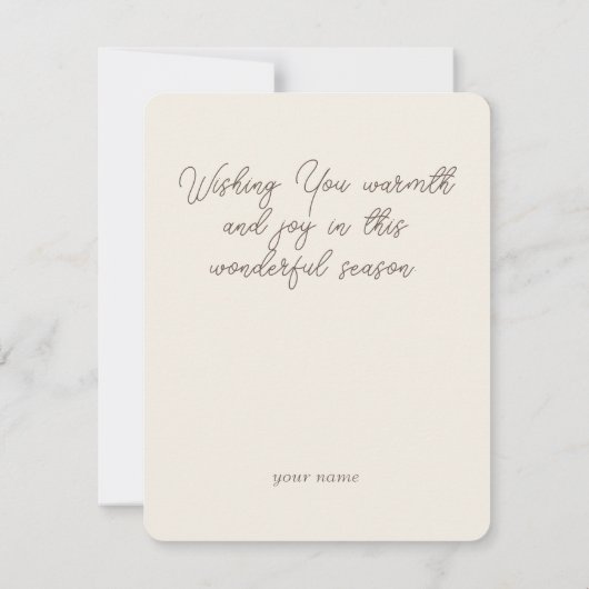 Carte Feuillage d'automne (Dos)