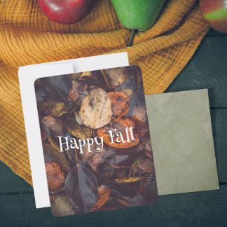 Carte Feuillage d'automne