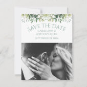 Carte Feuillage de mariage Eucalyptus Aquarelle (Devant)