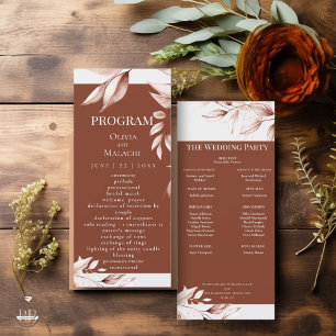 Carte Feuillage en terre cuite moderne