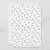 Carte Feuillage persistant et Baies (Dos)