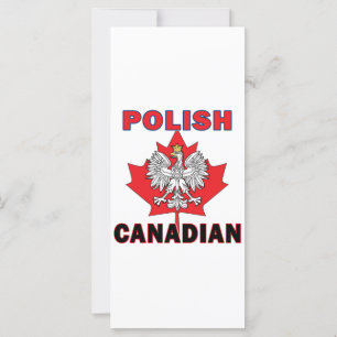 Carte Feuille d'aigle canadienne polonaise