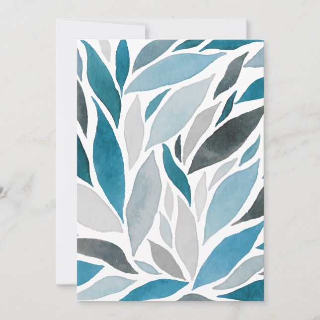 Carte feuille d'arbre (Devant)