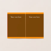 Carte feuille d'automne (Intérieur)