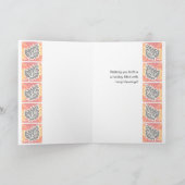 Carte feuille d'automne Thanksgiving pour Brother  (Intérieur)