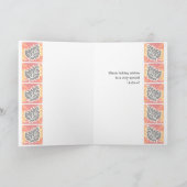 Carte feuille d'automne Thanksgiving pour Godson (Intérieur)