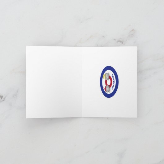 Carte Feuille de curling Pierre de curling (Intérieur)