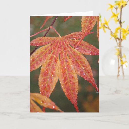 Carte Feuille de scintillement (Fleur jaune)