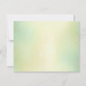 Carte Feuille de soirée enchantée Enregistrer la date (Dos)