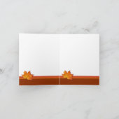 Carte Feuille d'érable (Intérieur)