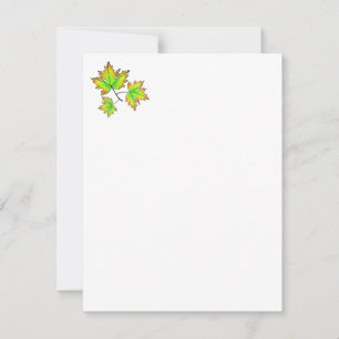 Carte Feuille d'érable