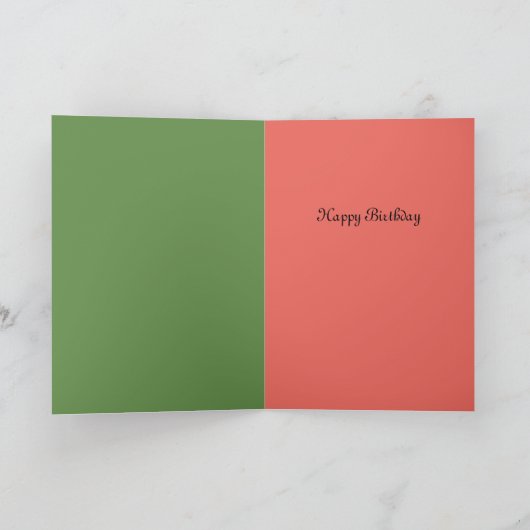 Carte Feuille d'érable aquarelle (Intérieur)