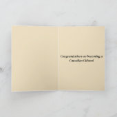 Carte Feuille d'érable d'art populaire modifiable (Intérieur)