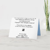 Carte Feuille d'érable rouge (Dos)