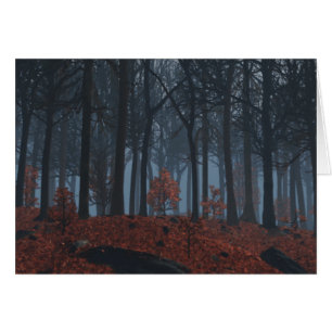 Carte Feuille d'hiver