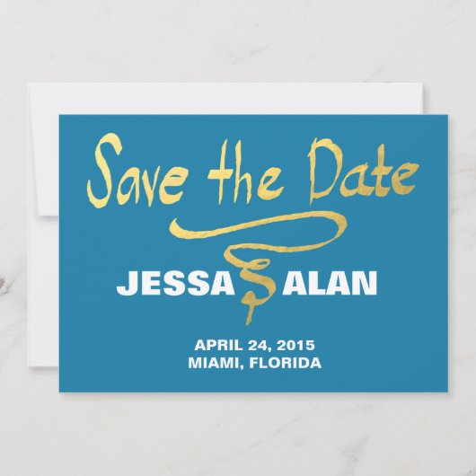 Carte feuille d'or pivotante (Devant)