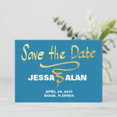 Carte feuille d'or pivotante (Debout devant)