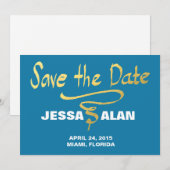 Carte feuille d'or pivotante (Devant / Derrière)