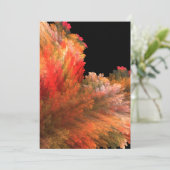 Carte feuille Fractal Art Note (Debout devant)