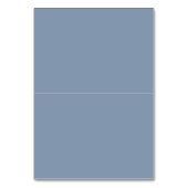 Carte Feuille minimaliste Dusty Blue moderne (Dos)