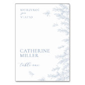Carte Feuille minimaliste Dusty Blue moderne (Par défaut)
