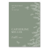 Carte Feuille minimaliste moderne Sage Green (Par défaut)