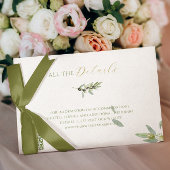 Carte Feuille Olive Toscane moderne - DÉTAILS