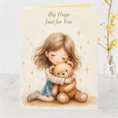 Carte Feuille papier (Fleur jaune)