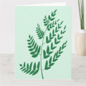 Carte Feuille Plante verte (Devant)