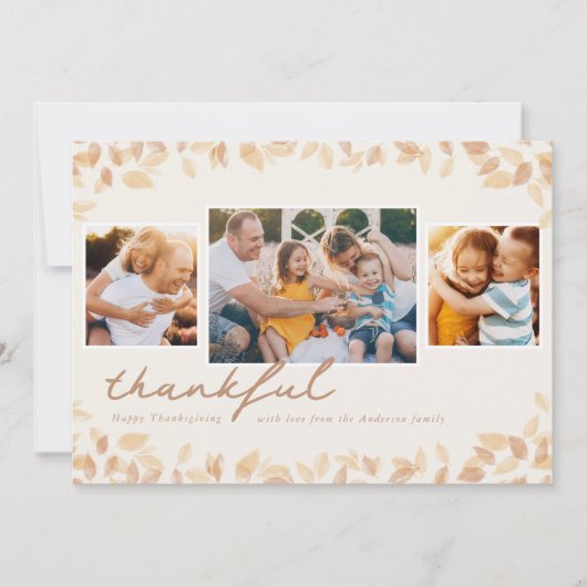 Carte Feuille simple (Devant)