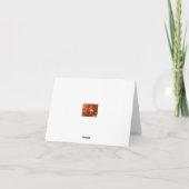 Carte Feuilles automnales - 1 (Dos)