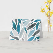 Carte feuilles d'arbre (Fleur jaune)