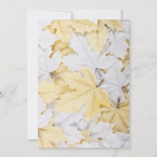 Carte Feuilles d'automne (Devant)