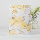 Carte Feuilles d'automne (Debout devant)