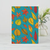 Carte Feuilles d'automne (Debout devant)