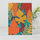 Carte Feuilles d'automne (Debout devant)
