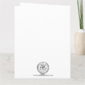 Carte Feuilles d'automne (Dos)